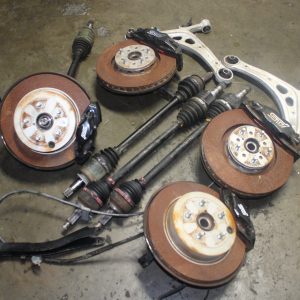 JDM 2008-2014 Subaru WRX STI 5X114.3 Brembo Brakes Rotors, Control Arm, Axles